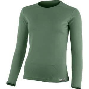 Ženski merino pulover Lasting BELA-6666 zelen