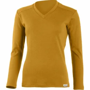 Ženski merino pulover Lasting BEVA-2424 gorčica