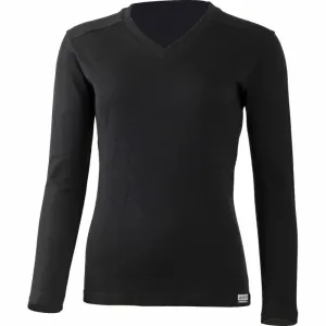 Ženski merino pulover Lasting BEVA-9090 črn