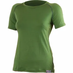Ženska merino srajca Lasting ALEA-6060 zelena