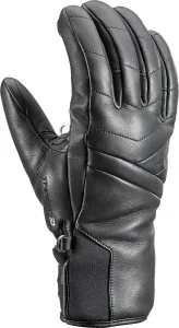 Ženske rokavice s petimi prsti Leki Snežna lisica 3D Elite Dama črna