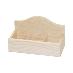 Lesena škatla za čaj  21.3x10x12.5 cm  (leseni polizdelki za)