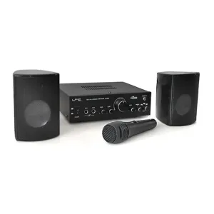 LTC Karaoke-Star1 Kompaktni Ojačevalec, PA Zvočnik in Mikrofonski Sistem 40 W