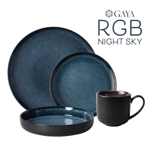 Porcelanski set 16 kosov - Gaya RGB Night Sky Lunasol