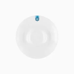 Krožnik za kavno/čajno skodelico z modrim okraskom 15 cm – Gaya RGB