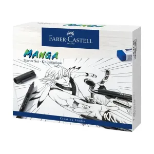 Začetni set za risanje manga stripov Faber-Castell (set za)