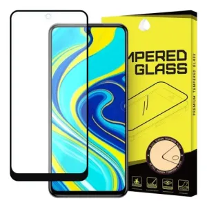 MG Full Glue Super Tough zaščitno steklo za Xiaomi Redmi Note 9 Pro / 9S / Poco X3 Pro, črna