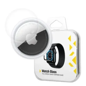 MG Watch Glass Hybrid zaščitno steklo za Apple AirTag, črna