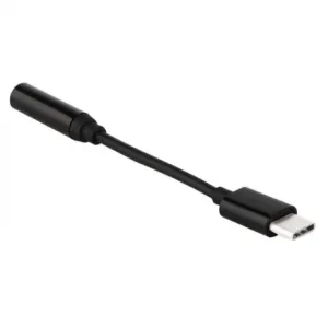 MG adapter USB-C / 3.5mm mini jack, črna #149400