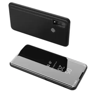 MG Clear View usnjeni ovitek za Huawei P Smart 2020, črna #138222