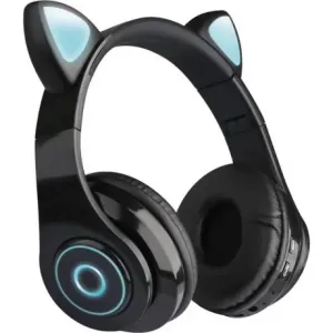 MG B39 Cat Ears brezžične slušalke z mačjimi ušesi, črna #145589