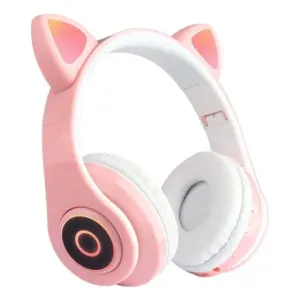 MG B39 Cat Ears brezžične slušalke z mačjimi ušesi, roza #145588