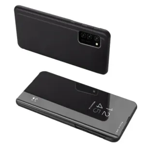 MG Clear View knjižni ovitek za Samsung Galaxy A02s, črna