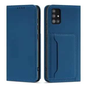 MG Magnet Card knjižni usnjeni ovitek za Samsung Galaxy A13 5G, modro
