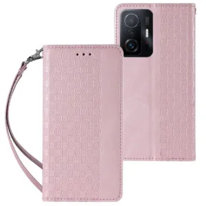 MG Magnet Strap knjižni usnjeni ovitek za Samsung Galaxy A13 5G, roza #139101