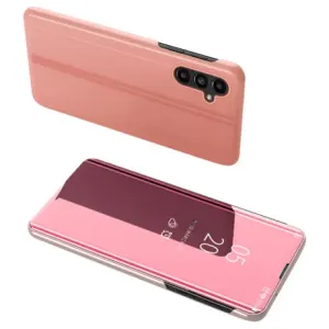 MG Clear View knjižni ovitek za Samsung Galaxy A14, roza