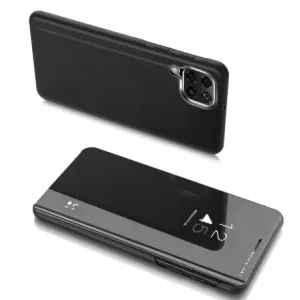 MG Clear View knjižni ovitek za Samsung Galaxy A22 4G, črna