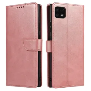MG Magnet knjižni usnjeni ovitek za Samsung Galaxy A22 4G, roza
