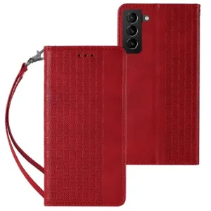 MG Magnet Strap knjižni usnjeni ovitek za Samsung Galaxy A23 5G, rdeča #139492