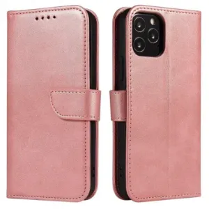 MG Magnet knjižni usnjeni ovitek za Samsung Galaxy A32 5G, roza #140123