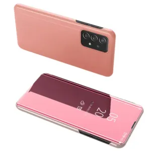 MG Clear View knjižni ovitek za Samsung Galaxy A33 5G, roza #138843