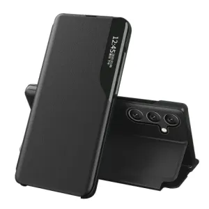 MG Eco Leather View knjižni ovitek za Samsung Galaxy A54 5G, črna