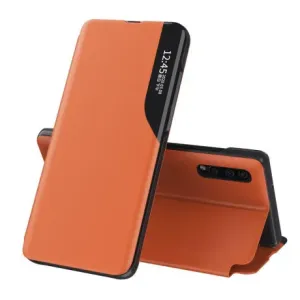 MG Eco Leather View usnjeni ovitek za Samsung Galaxy Note 20 Ultra, oranžna