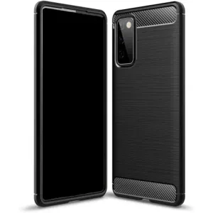 MG Carbon Case Flexible silikonski ovitek za Samsung Galaxy S20 FE 5G, črna