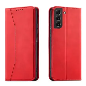 MG Magnet Fancy knjižni usnjeni ovitek za Samsung Galaxy S22 Plus, rdeča #139056