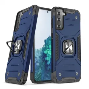 MG Ring Armor plastika ovitek za Samsung Galaxy S22 Plus, modro
