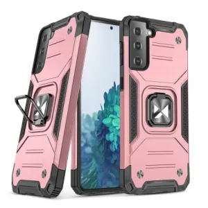 MG Ring Armor plastika ovitek za Samsung Galaxy S22, roza