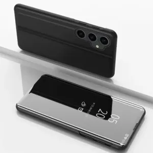 MG Clear View knjižni ovitek za Samsung Galaxy S23 FE, črna