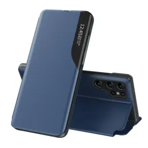 MG Eco Leather View knjižni ovitek za Samsung Galaxy S23 Ultra, modro #139632
