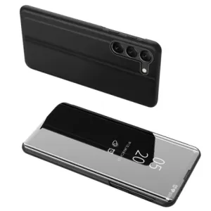 MG Clear View knjižni ovitek za Samsung Galaxy S23, črna