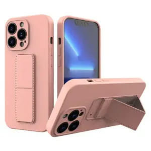 MG Kickstand silikonski ovitek za iPhone 13 mini, roza #146290
