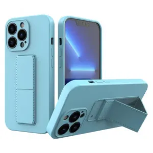 MG Kickstand silikonski ovitek za iPhone 13 Pro, modro