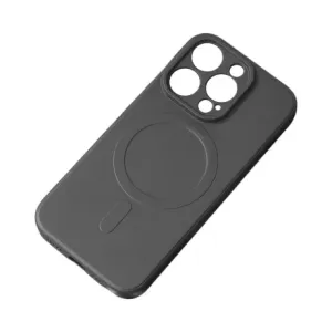 MG Silicone MagSafe ovitek za iPhone 15 Plus, črna