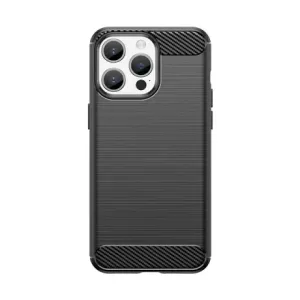MG Carbon ovitek za iPhone 15 Pro Max, črna