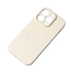 MG Silicone MagSafe ovitek za iPhone 15 Pro Max, bež