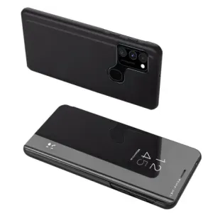 MG Clear View knjižni ovitek za Samsung Galaxy A12 / M12, črna #138699