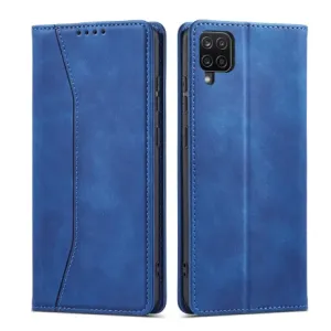 MG Magnet Fancy knjižni usnjeni ovitek za Samsung Galaxy A12 5G, modro #139030