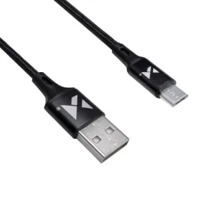 MG kabel USB / micro USB 2.4A 2m, črna #145842
