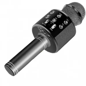 MG Bluetooth Karaoke mikrofon z zvočnikom, črna #145619