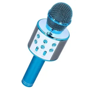 MG Bluetooth Karaoke mikrofon z zvočnikom, modra #145762
