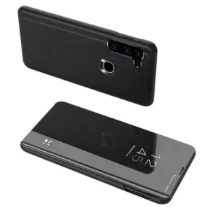MG Clear View usnjeni ovitek za Motorola Moto G8 Power, črna #140553