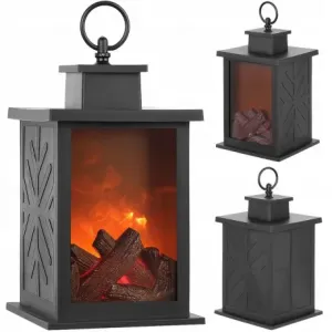 MG Lantern Fireplace LED svetilka, črna #140598