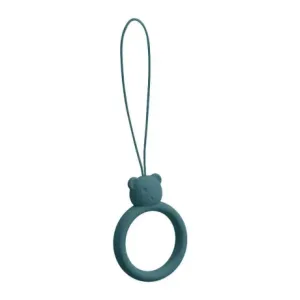 MG Bear Ring obesek za mobilni telefon, temno zelena #140182