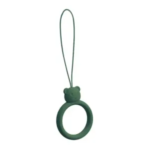 MG Bear Ring obesek za mobilni telefon, temno zelena #140184