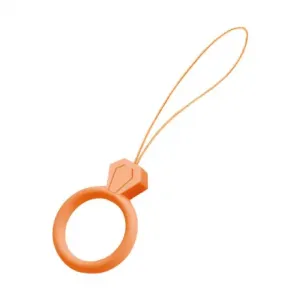 MG Diamond Ring obesek za mobilni telefon, oranžna #140173