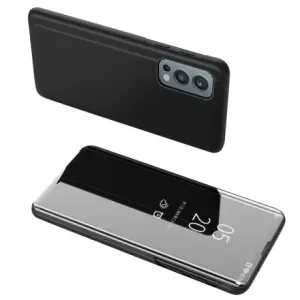 MG Clear View knjižni ovitek za OnePlus Nord 2 5G, črna
